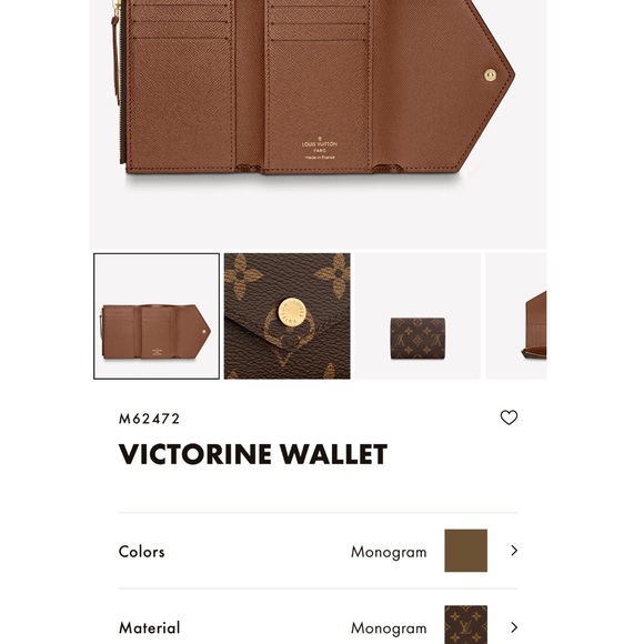Louis Vuitton Victorine Compact Wallet Brand New - Picture 8 of 12